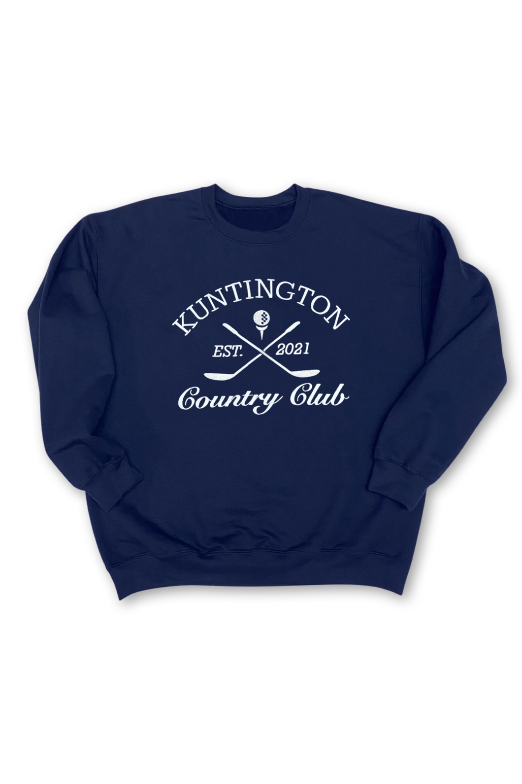 *NEW* KUNTINGTON COUNTRY CLUB EMBROIDERED CREW