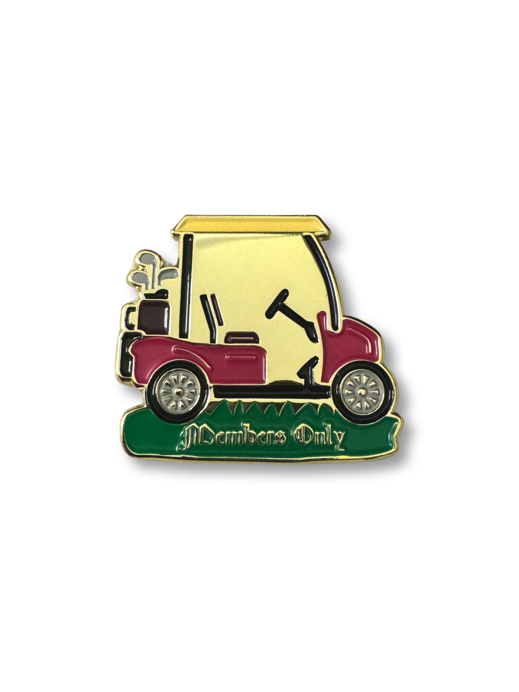 ENTITLED GOLF CART MEMBERS ONLY PIN