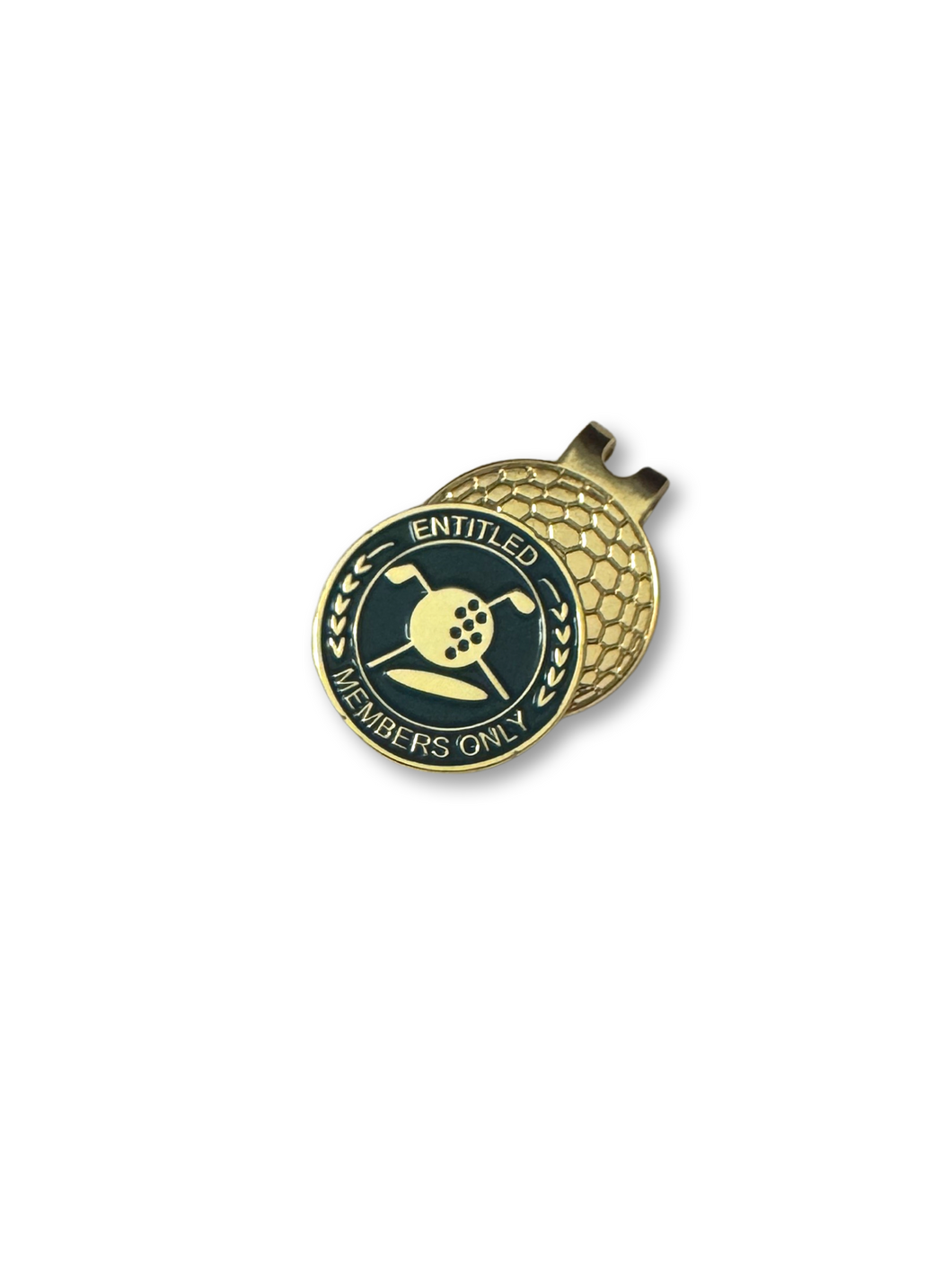 ENTITLED MEMBERS CLUB BALL MARKER AND CLIP