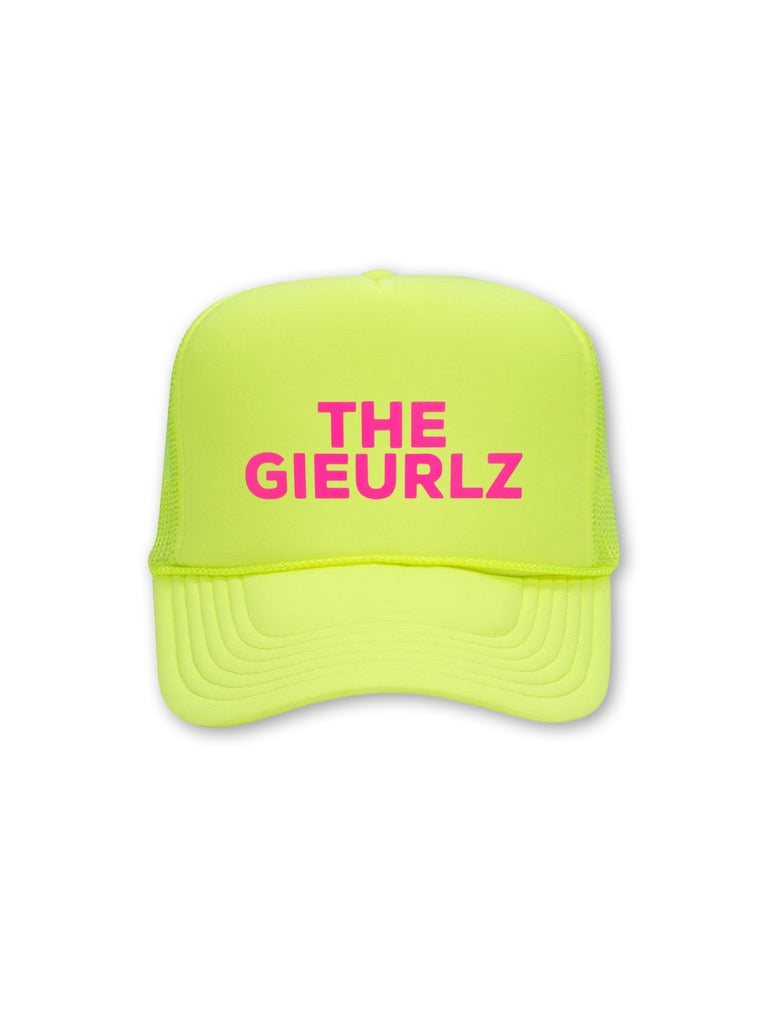 *ULTRA NEW* THE GIEURLZ TRUCKER IN NEON VODKA LEMONADE YELLOW