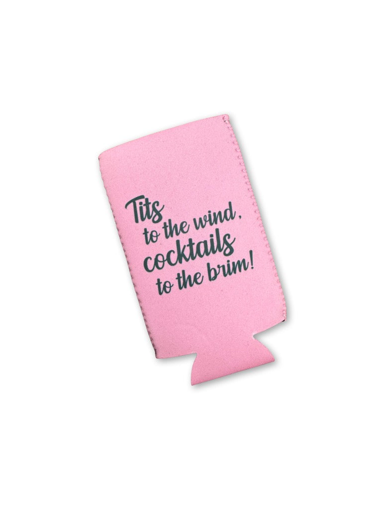 ENTITLED TITS TO THE WIND KOOZIE